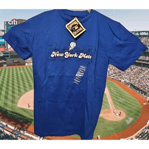 New York Mets Majestic Cooperstown Collection Shirt Youth Size XL New With Tags